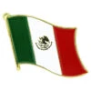 Mexico Flag Lapel Pin - 3/4" X 1/2"