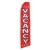 Vacancy Swooper Flag - 11.5ft X 2.5ft