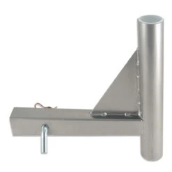 Aluminum Silver Trailer Hitch Bracket