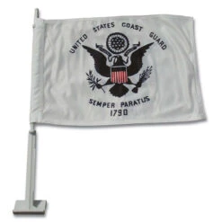 Coast Guard Car Flag - 11in X 15in