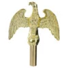 Gold Metal Perched Eagle - For Indoor Wood Pole Only