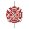 Cast Aluminum Firefighter Grave Marker