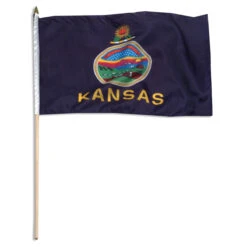 Kansas Flag 12 X 18 Inch