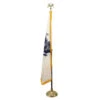 Super Tough Coast Guard 3ft X 5ft Flag, Flagpole, Base, And Optional Tassel