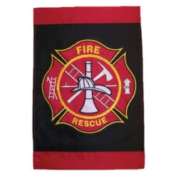 Fire Department Garden Flag - 12in X 18in