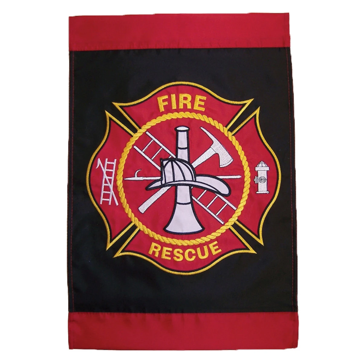 Fire Department Garden Flag - 12in X 18in 1 Fire Department Garden Flag - 12in X 18in