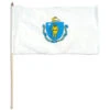 Massachusetts Flag 12 X 18 Inch