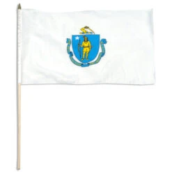Massachusetts Flag 12 X 18 Inch