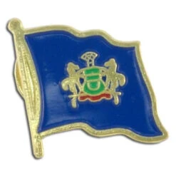 Pennsylvania Flag Lapel Pin - 3/4" X 1/2"