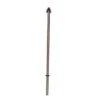 Stainless Steel Motorcycle Flag Pole - 9"