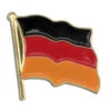 Germany Flag Lapel Pin - Single - 3/4" X 1/2"