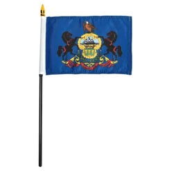 Pennsylvania Flag 4 X 6 Inch