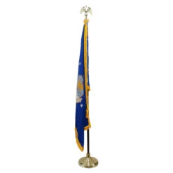 Super Tough Air Force 3ft X 5ft Flag, Flagpole, Base, And Optional Tassel