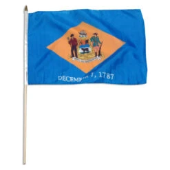 Delaware Flag 12 X 18 Inch