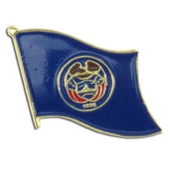 Utah Flag Lapel Pin - 3/4" X 1/2"