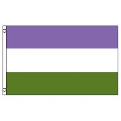 Genderqueer Flag 3ft X 5ft Printed Polyester