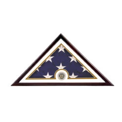 Veteran Flag Display Case With Matte Frame