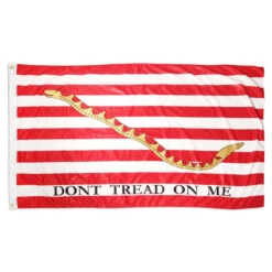 1st Navy Jack - Dont Tread On Me Flag - 3ft X 5ft Super Knit Polyester