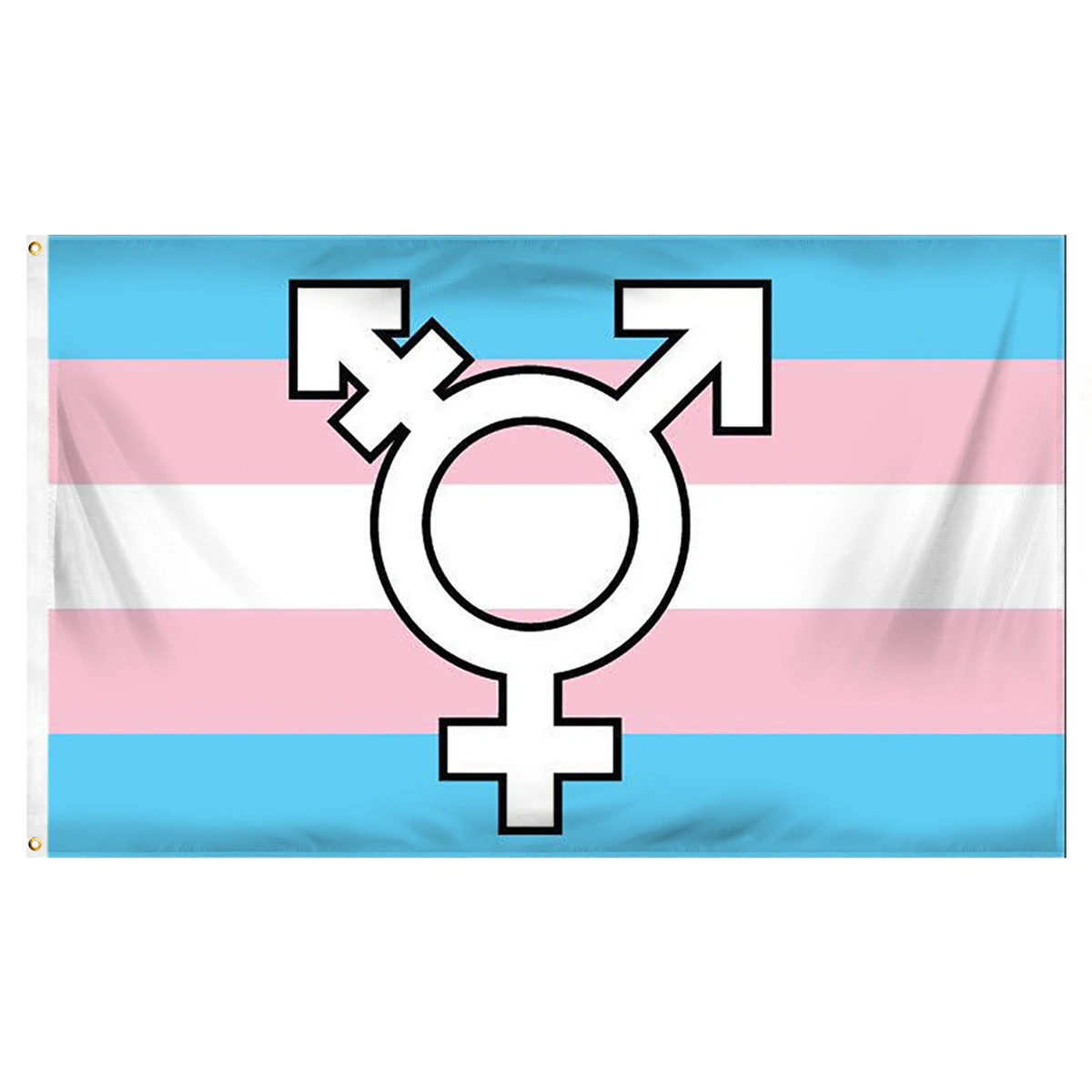 Transgender Symbol Flag 3ft X 5ft Printed Polyester 1 Transgender Symbol Flag 3ft X 5ft Printed Polyester