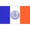 New York City Flag 4ft X 6ft Nylon Indoor