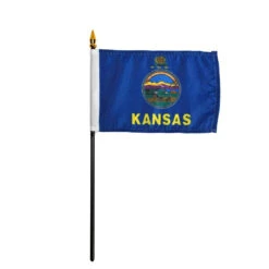 Kansas Flag 4 X 6 Inch