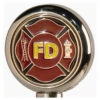 Motorcycle Flag Pole Decorative Topper - Fire Dept