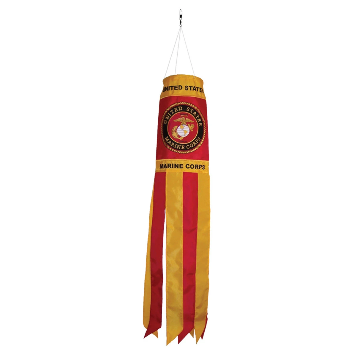 U.S. Marine Corps Emblem Windsock - 6in X 40in 1 U.S. Marine Corps Emblem Windsock - 6in X 40in