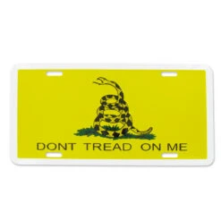 Gadsden License Plate - Dont Tread On Me