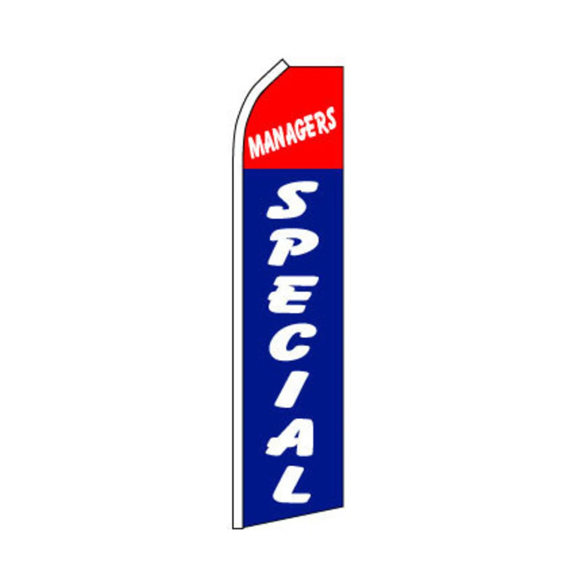 Managers Special Swooper Flag - 11.5ft X 2.5ft 1 Managers Special Swooper Flag - 11.5ft X 2.5ft