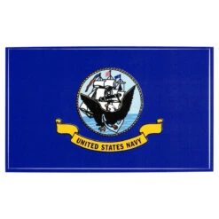 Navy Flag Decal - 2 3/8" X 4"