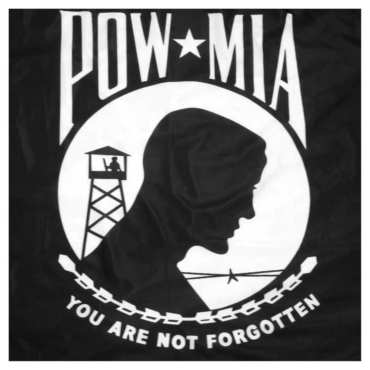 POW MIA 3ft X 5ft Super Knit Polyester - Single Sided 3 POW MIA 3ft X 5ft Super Knit Polyester - Single Sided - Image 3