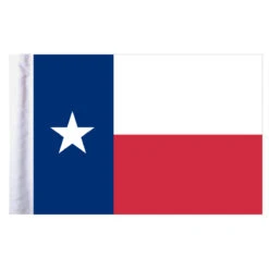 Texas Parade Motorcycle Flag - 10" X 15"
