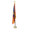 Super Tough Arizona 3ft X 5'ft Flag, Flagpole, Base, And Optional Tassel