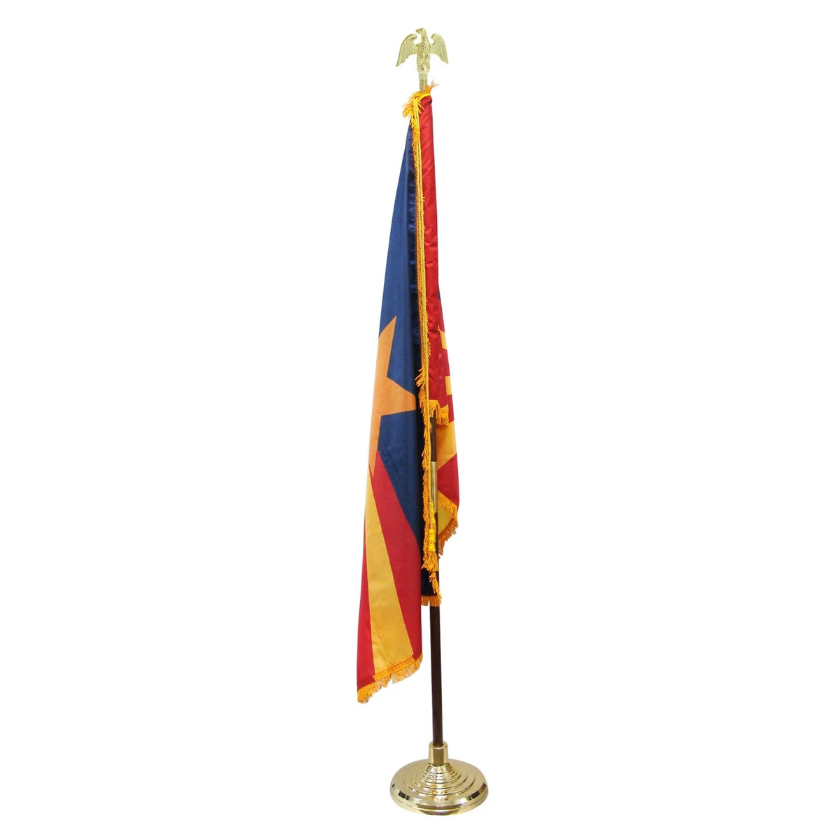 Super Tough Arizona 3ft X 5'ft Flag, Flagpole, Base, And Optional Tassel 1 Super Tough Arizona 3ft X 5'ft Flag, Flagpole, Base, And Optional Tassel