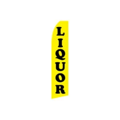 Liquor Swooper Flag - 11.5ft X 2.5ft