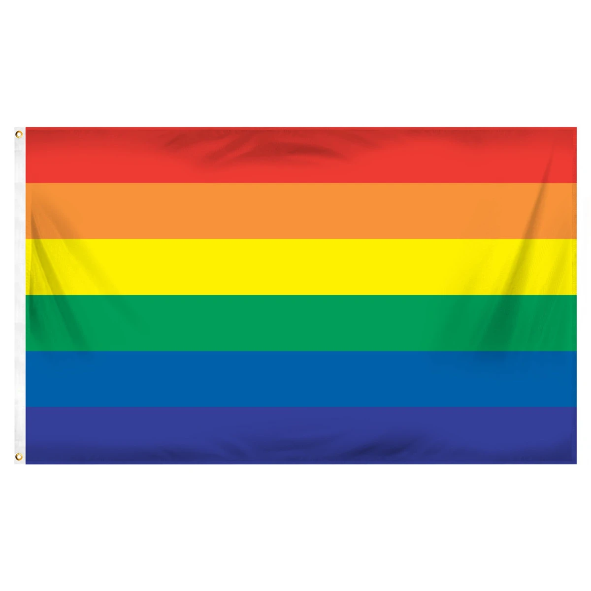 3ft X 5ft Rainbow Flag - Printed Polyester 1 3ft X 5ft Rainbow Flag - Printed Polyester
