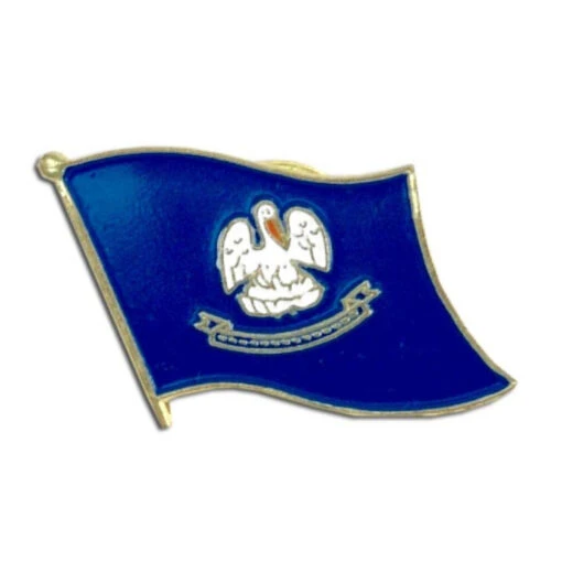 Louisiana Flag Lapel Pin - 3/4" X 1/2" -United States Flag Shop h6nwvcjtwvvm6imn9arm 22221.1681644189