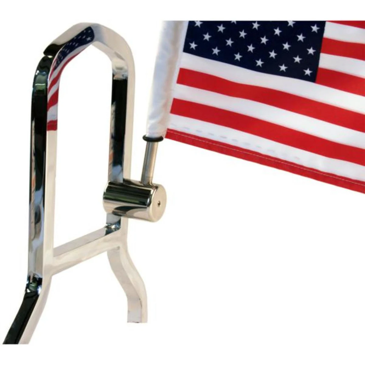 Rear Square Stainless Steel Motorcycle Flag Holder 1 Rear Square Stainless Steel Motorcycle Flag Holder