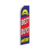 Best Buys Here Swooper Flag - 11.5ft X 2.5ft