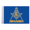 Masonic Motorcycle Flag - 6" X 9"