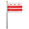 District Of Columbia (Washington DC) Flag 4 X 6 Inch