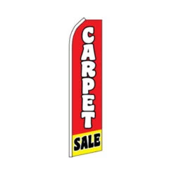 Carpet Sale Swooper Flag - 11.5ft X 2.5ft
