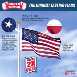Super Tough US Flag 10ft X 15ft Sewn Polyester -United States Flag Shop i9dxqs4ajgvru4wryujj 90484.1682523401