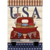 Carson Patriotic Banner Flag - Freedom Truck - 28in X 40in