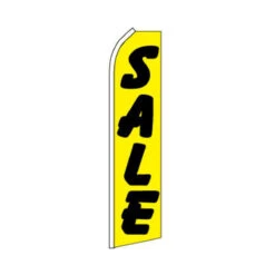 Sale Swooper Flag - Yellow - 11.5ft X 2.5ft