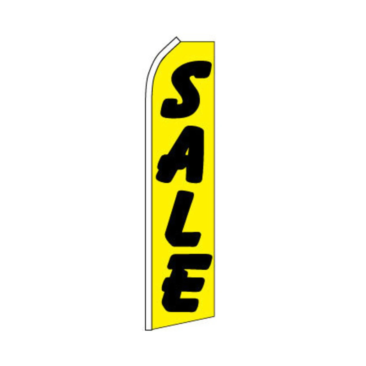 Sale Swooper Flag - Yellow - 11.5ft X 2.5ft 1 Sale Swooper Flag - Yellow - 11.5ft X 2.5ft