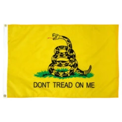 Gadsden Flag 5ft X 8ft Nylon - Dont Tread On Me