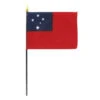 Western Samoa 4" X 6" Stick Flag
