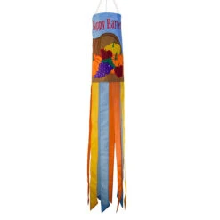Fall Windsock - Happy Harvest - 6in X 40in
