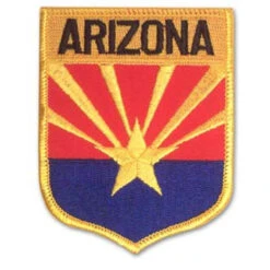 Arizona Embroidered Patch - 3" X 2"